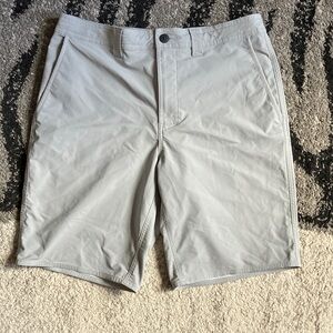 George Light Gray Men's Flat Front Shorts